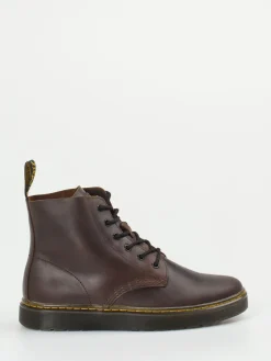 Herren Dr. Martens – Combat Boots aus Kalbleder nuss