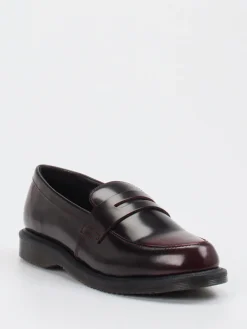 Damen Dr. Martens – Loafer aus Kalbleder in Bordeaux