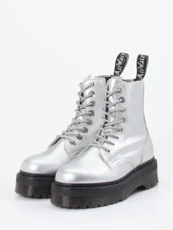 – Schnürboots aus Metallicleder*Dr. Martens New