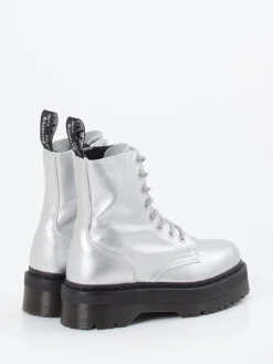 – Schnürboots aus Metallicleder*Dr. Martens New