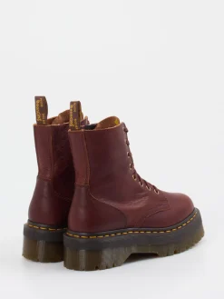 – Schnürboots aus Fettleder Bordeaux*Dr. Martens Online