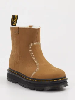 Damen Dr. Martens – Stiefeletten aus Leder hell