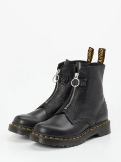 Damen Dr. Martens – Zip-Stiefeletten aus Lammleder