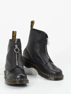 Damen Dr. Martens – Zip-Stiefeletten aus Lammleder