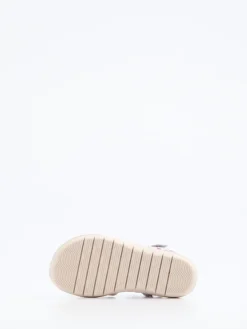 – Klettsandale aus geprägtem Leder Hellrosa*Däumling Discount