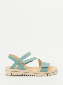 – Klettsandalen aus Kalbleder in Aquagrün*Däumling Outlet