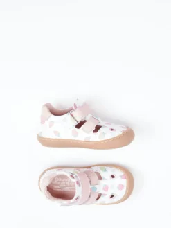 – Lauflernsandale aus geprägtem Leder*Däumling Online