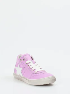 – Mid-Top-Sneaker aus Kalbleder Fliederrosa*Däumling Clearance