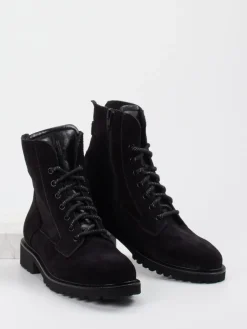 Damen Durea – Schnürboots aus Veloursleder