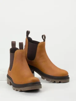 – Chelsea Boots aus Nubukleder cognac*Ecco Hot