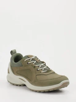 Herren Ecco – Outdoor-Sneaker aus Nubukleder oliv