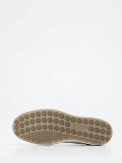 Herren Ecco – Sneaker aus Glattleder Offwhite