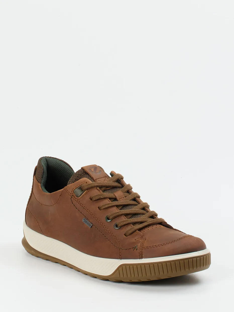 Herren Ecco – Sneaker aus Glattleder in