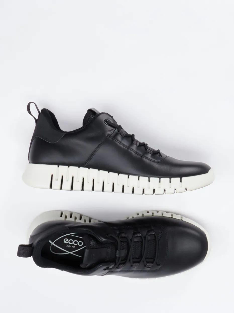 – Sneaker aus Kalbleder und Mesh*Ecco