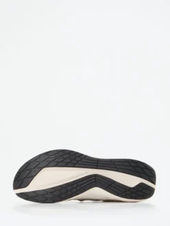 Damen Ecco – Sneaker aus Kalbleder und Mesh Creme