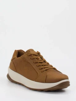 Herren Ecco – Sneaker aus Nubukleder cognac