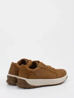 Herren Ecco – Sneaker aus Nubukleder cognac