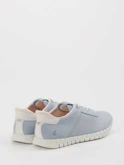 Damen Ecco – Sneaker aus Nubukleder Pastell