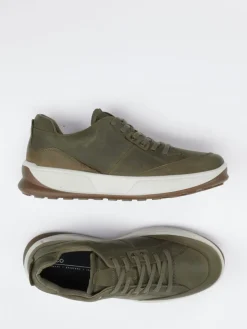 – Sneaker aus Nubukleder in Oliv*Ecco Sale