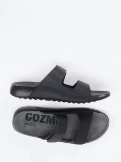 Damen Ecco – Zweiriemer-Sandale aus Kalbleder