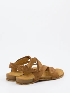 – Komfortsandalen aus Nubukleder Cognac*El Naturalista Online
