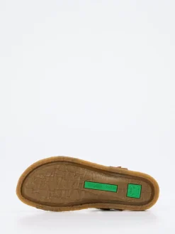 – Komfortsandalen aus Nubukleder Cognac*El Naturalista Online