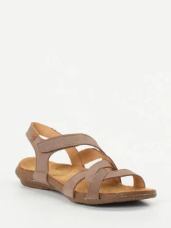 – Komfortsandalen aus Nubukleder Taupe*El Naturalista New