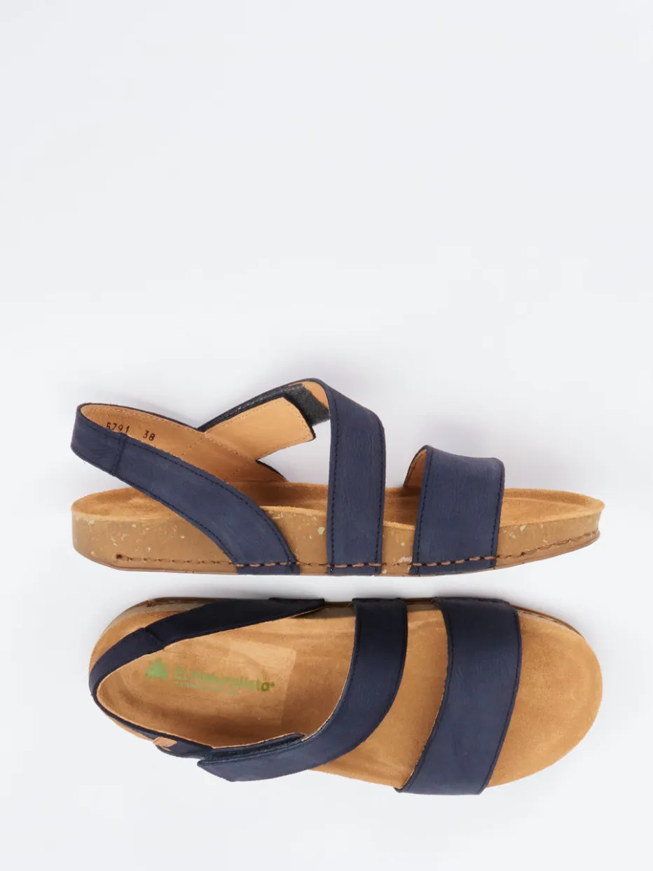 – Komfortsandale aus Nubukleder Dunkel*El Naturalista Discount