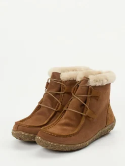 Damen El Naturalista – Stiefelette aus Veloursleder rost