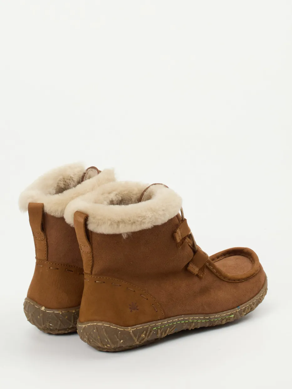 Damen El Naturalista – Stiefelette aus Veloursleder rost