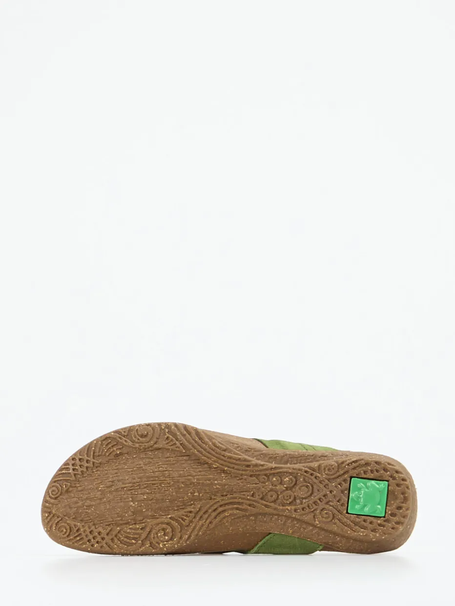 – Zehentrenner-Sandalen aus Nubukleder*El Naturalista