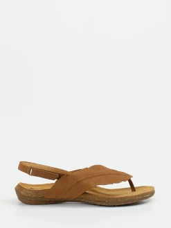 Damen El Naturalista – Zehentrenner-Sandale aus Nubukleder