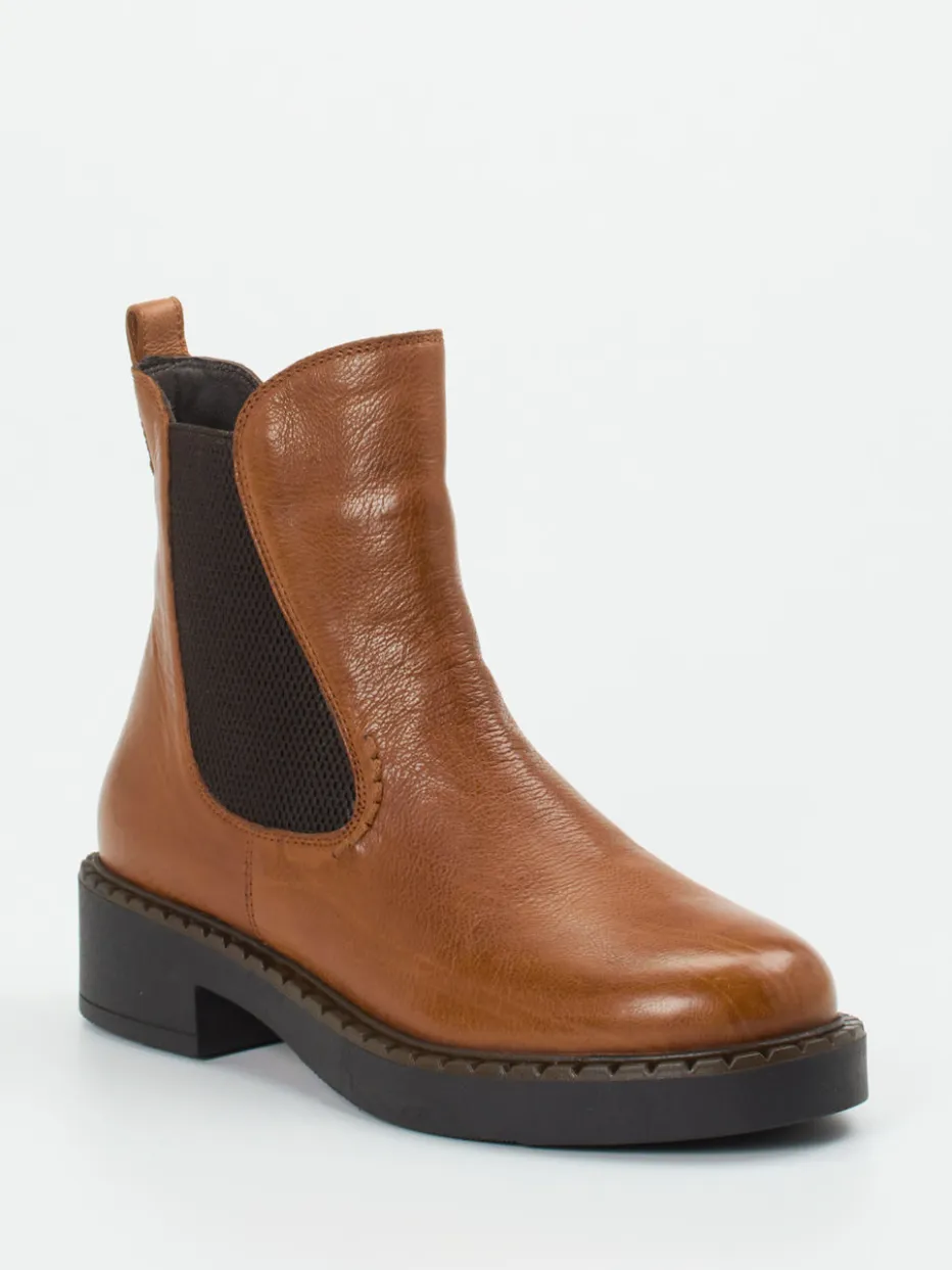 – Chelsea Boots aus Kalbleder cognac*Everybody Sale
