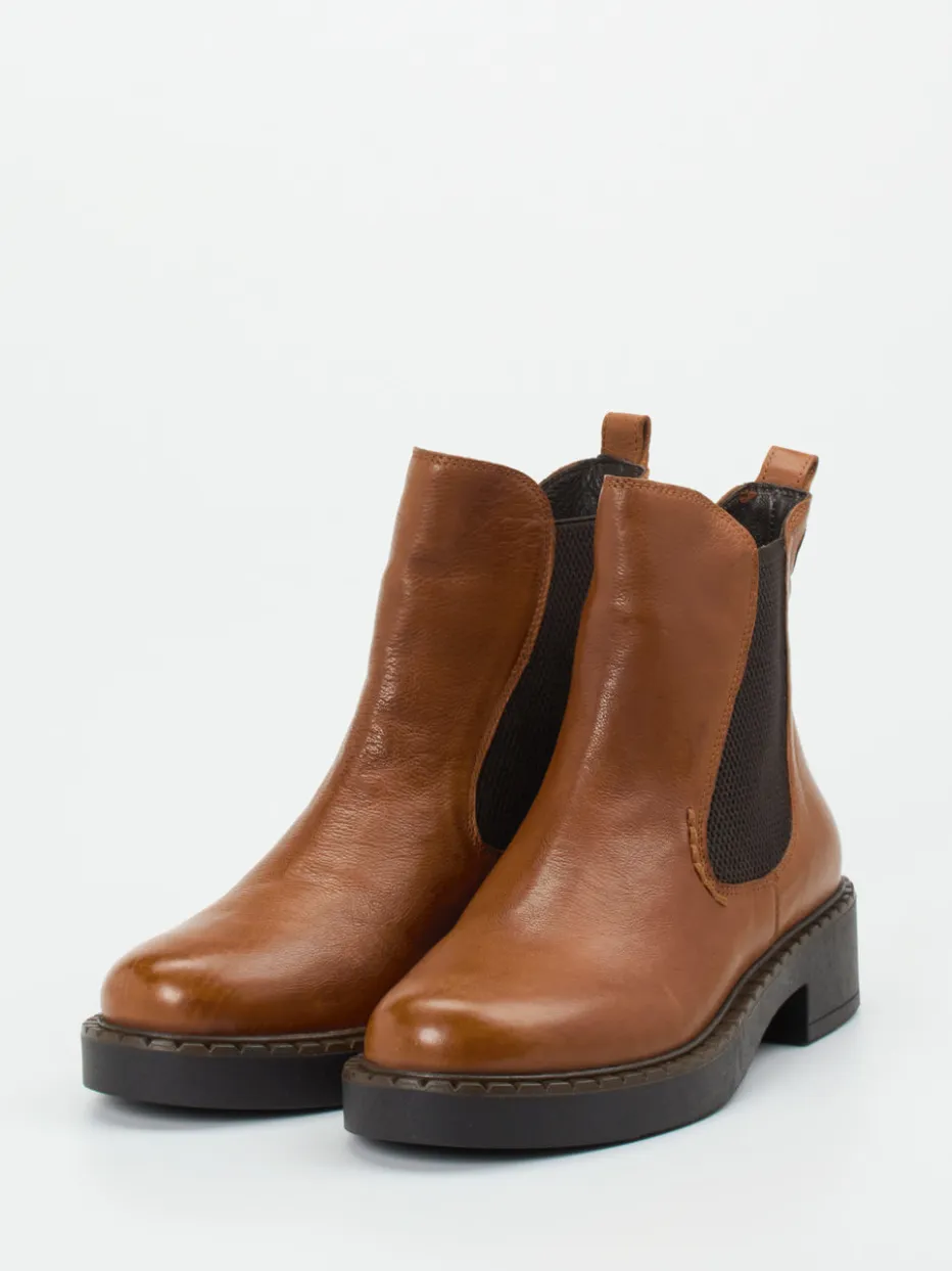 – Chelsea Boots aus Kalbleder cognac*Everybody Sale