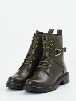 Damen Everybody – Stiefelette aus Lammleder Oliv