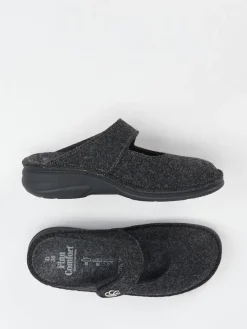 – Filzhausschuh aus Wollfilz anthrazit*Finn Comfort Online