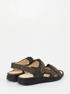 – Herrensandale aus Nubukleder oliv*Finn Comfort New