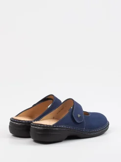 – Komfort-Pantolette aus Nubukleder Marine*Finn Comfort Discount