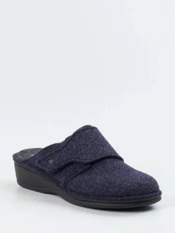 – Komfort-Pantoffel aus Wollfilz Dunkel*Finn Comfort Hot