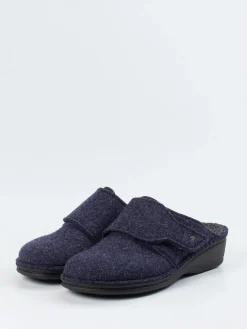 – Komfort-Pantoffel aus Wollfilz Dunkel*Finn Comfort Hot