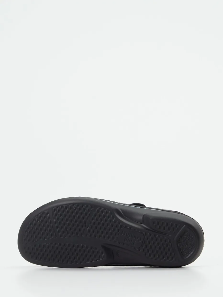 Damen Finn Comfort – Komfort-Pantolette aus Kalbleder Dunkel