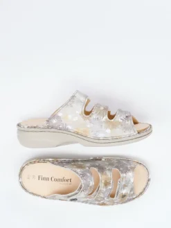 – Komfort-Pantolette aus geprägtem Leder*Finn Comfort Online