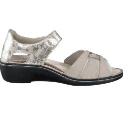 – Komfortsandalen aus geprägtem Leder*Finn Comfort Clearance