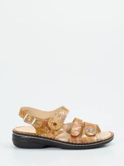 – Komfortsandale aus geprägtem Leder*Finn Comfort New