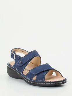– Komfortsandale aus Nubukleder Marine*Finn Comfort Best