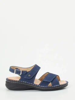 – Komfortsandale aus Nubukleder Marine*Finn Comfort Best