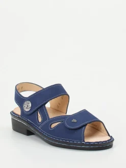 – Komfortsandale aus Nubukleder Marine*Finn Comfort Online