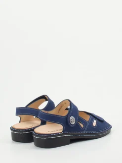 – Komfortsandale aus Nubukleder Marine*Finn Comfort Online