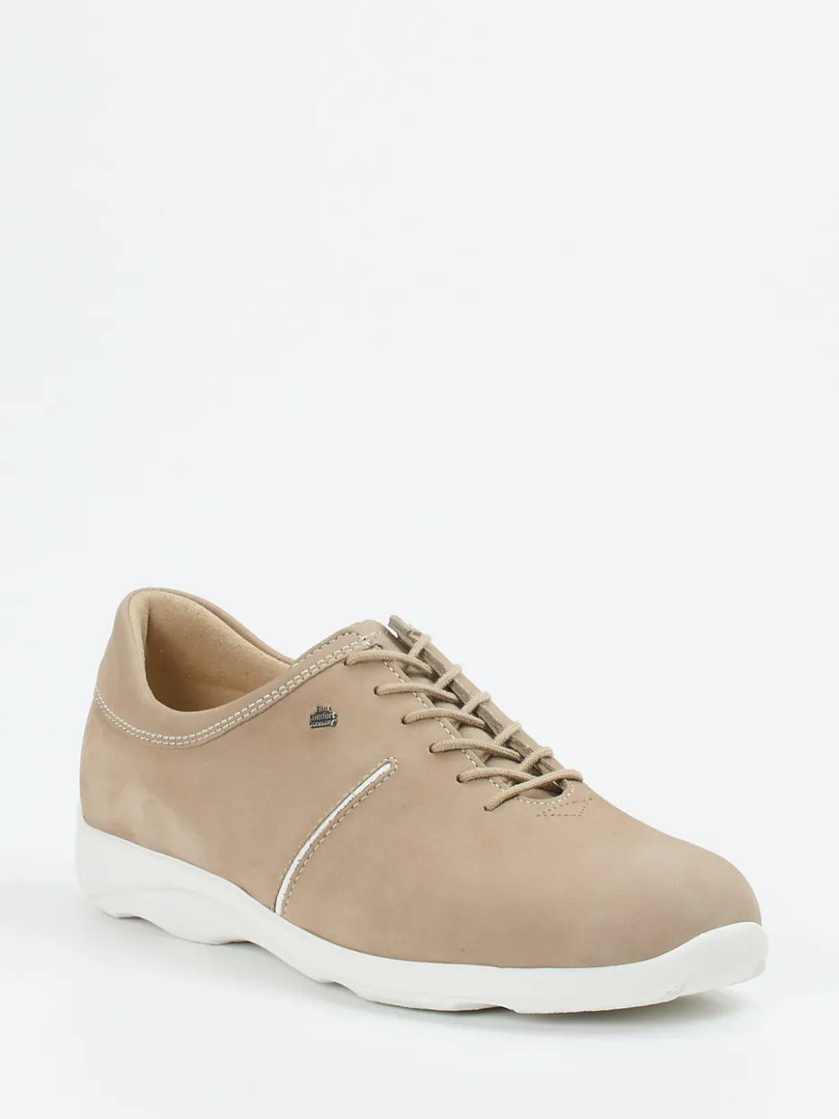 Damen Finn Comfort – Komfort-Schnürschuh aus Nubukleder