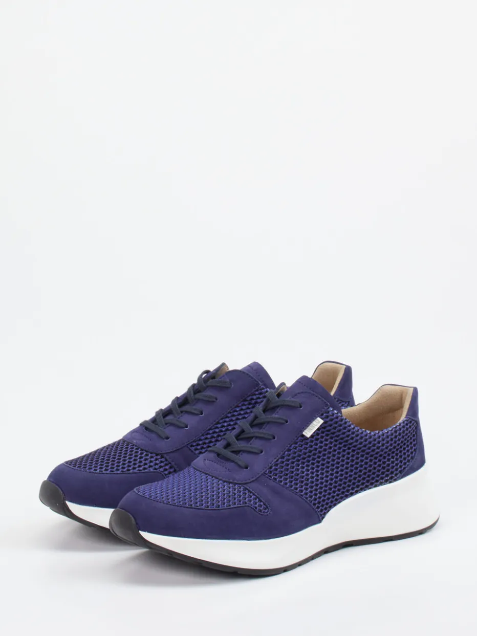 Damen Finn Comfort – Komfort-Sneaker aus Veloursleder und Mesh